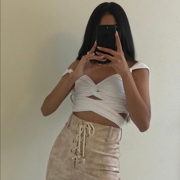 NWT Princess Polly wrap crop top - Picture 7 of 7
